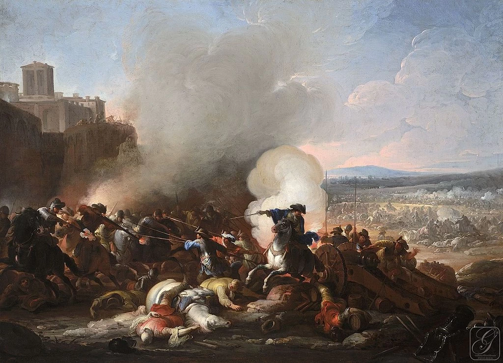 Battaglia ai piedi di una roccaforte